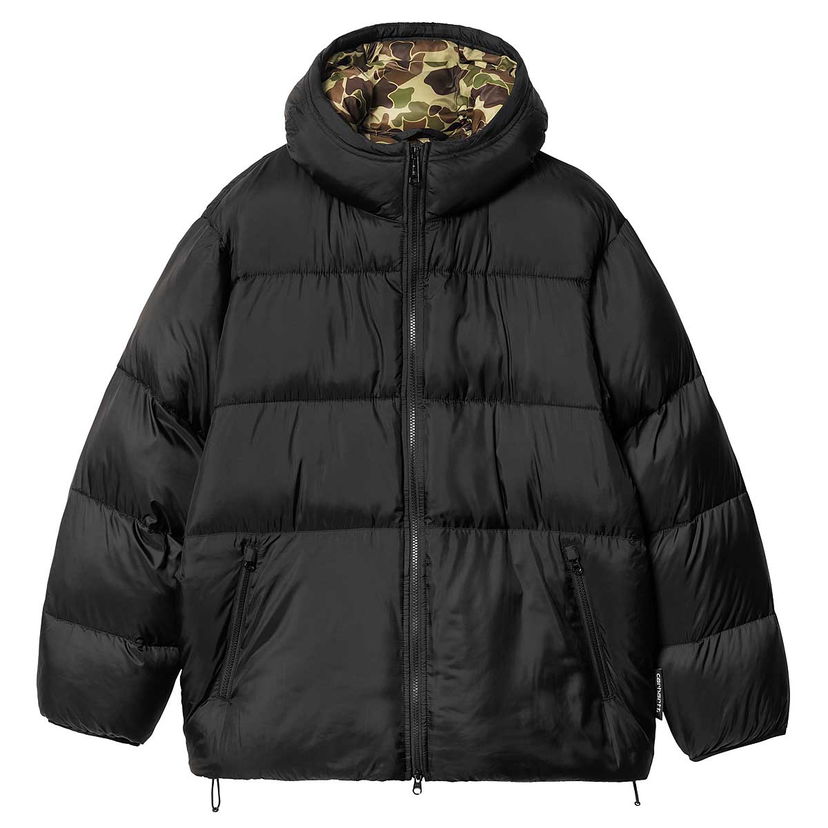 Prešívaná bunda Carhartt WIP Toronto With Hood Čierna | I033920-2F4XX