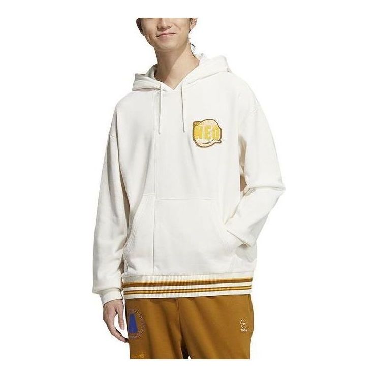Mikina adidas Originals Logo Hoodie Biela | IA6818