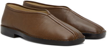 Oblečenie LEMAIRE Lemaire Flat Piped Slippers Hnedá | FO0006 LL190, 3