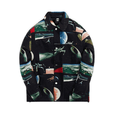 Bunda KITH For Star Wars Planets Coaches Jacket Čierna | KHM010068 001, 0
