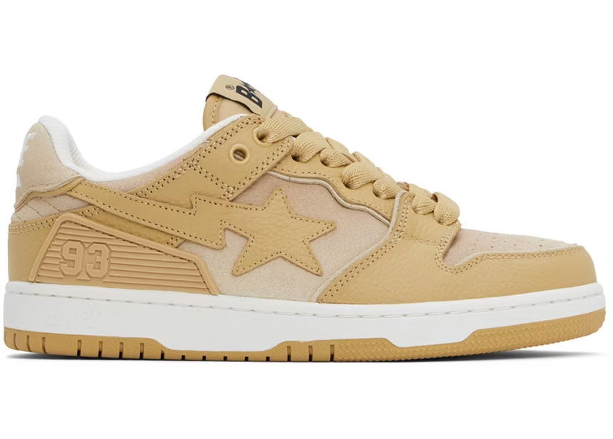 Tenisky a topánky BAPE A Bathing Ape Sk8 Sta #4 Beige Béžová | 1J80-191-058-BEI/001FWJ802058I-BEI, 0