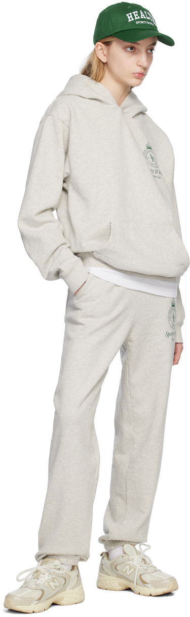 Mikina Sporty & Rich Sporty & Rich Crown Hoodie Šedá | HO661HO, 3