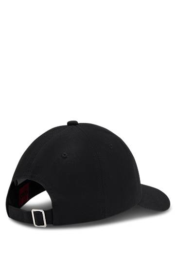 Šiltovka BOSS HUGO Cotton-twill Cap with Embroidered Logo Čierna | 50546591, 1