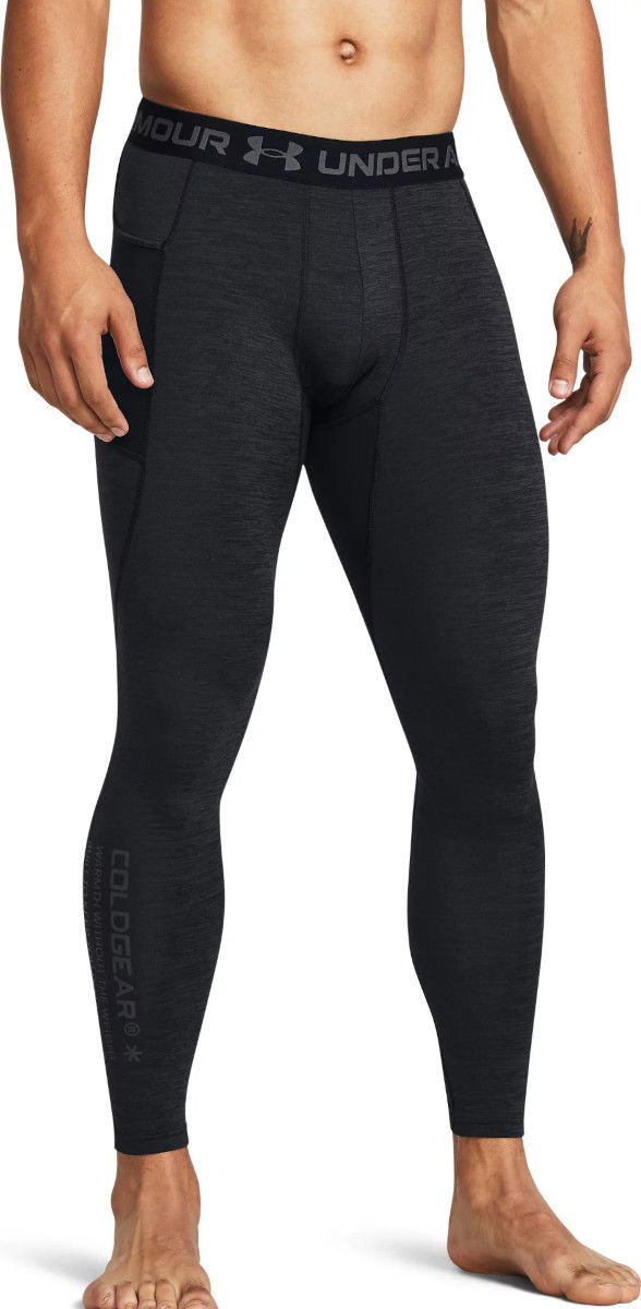 Nohavice a džínsy Under Armour ColdGear Twist Čierna | 1379821-001, 0