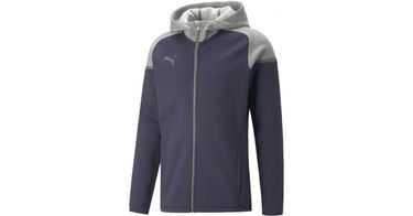 Mikina Puma teamCup Casuals Full-Zip Hoodie Navy | 657987-006, 1