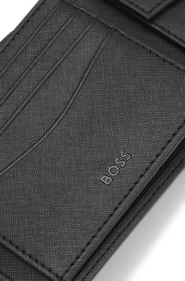 Peňaženka BOSS Monogram Trifold Wallet Čierna | 50542387, 1