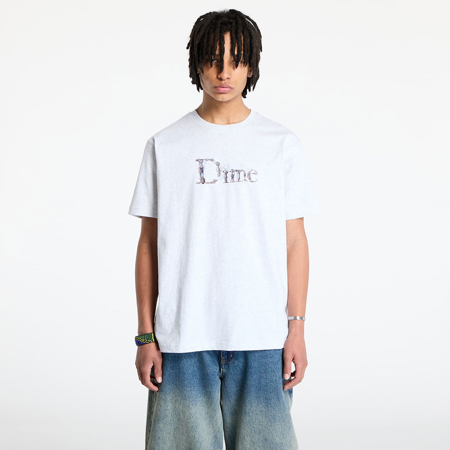 Tričko Dime Dime Classic Steampunk T-Shirt Šedá | DIMESP2551ASH, 0