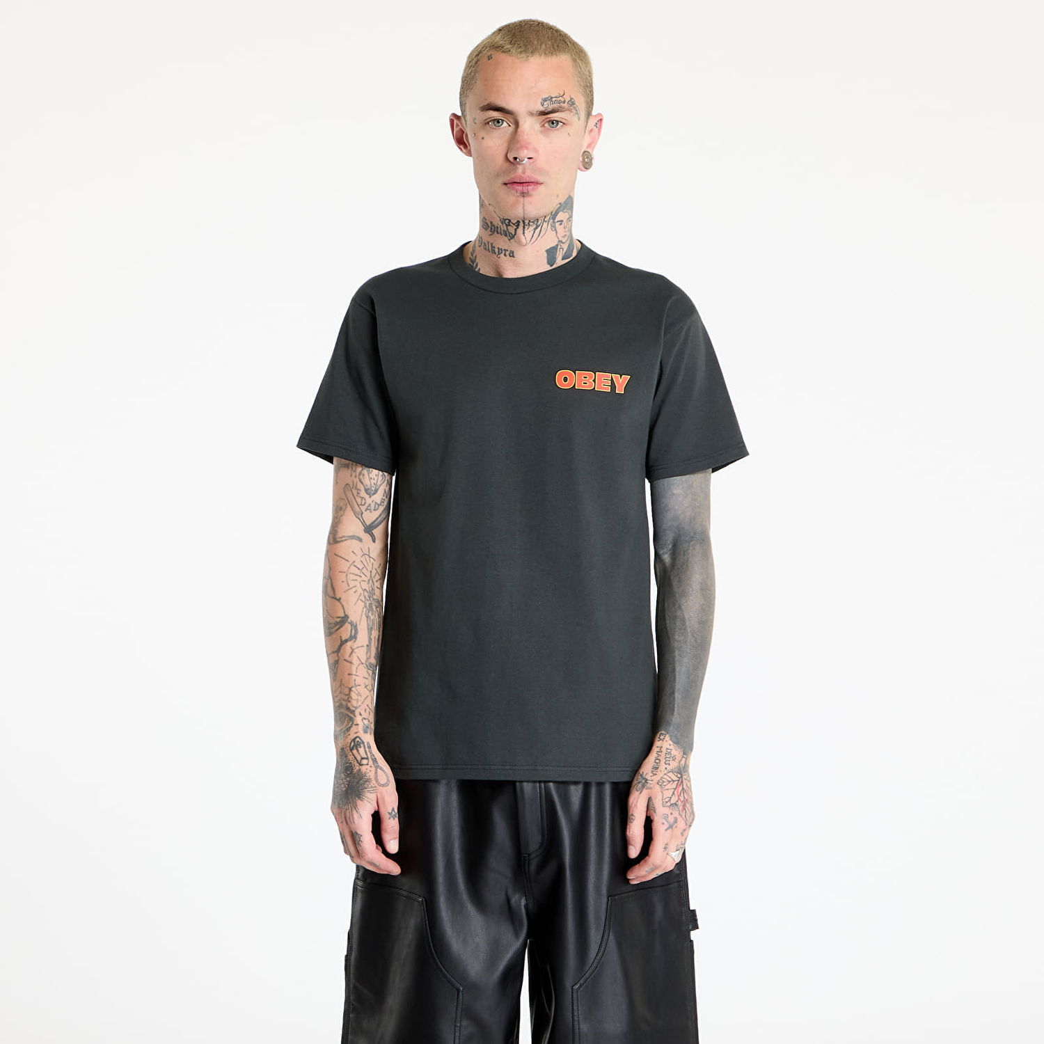 Tričko OBEY OBEY Star T-Shirt Čierna | 165264118, 0