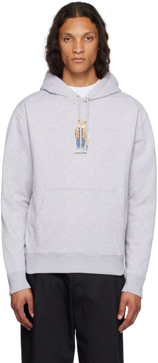 Mikina MAISON KITSUNÉ Dressed Fox Hoodie Biela | LM00304KM0001, 0