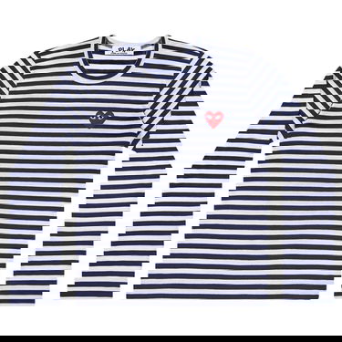 Košeľa Comme des Garçons PLAY Heart Logo Tee Navy | AZ T010 051 1, 1