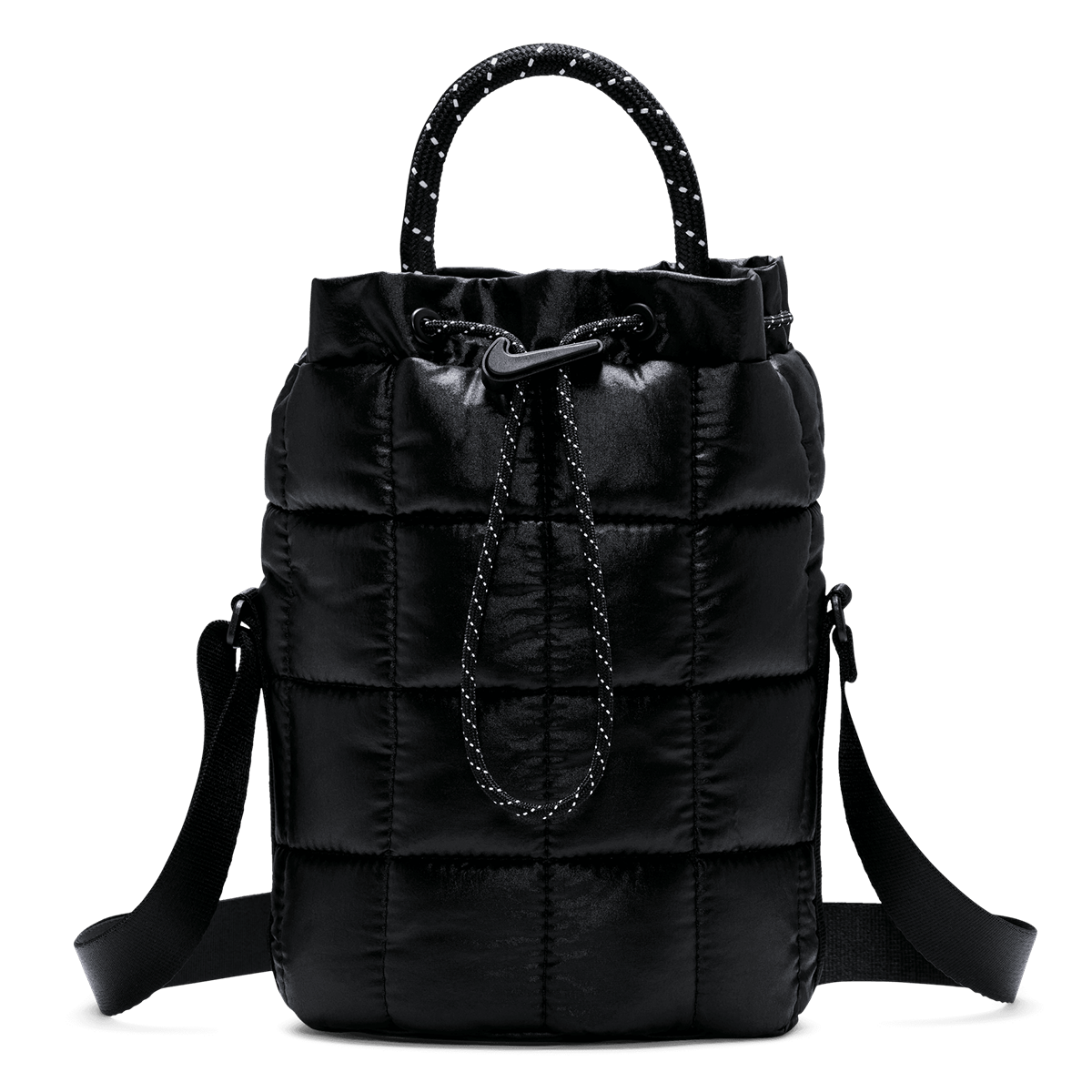 Tote bag Nike NSW Quilted Drawstring Tiny Tote Čierna | HQ6709-010, 0
