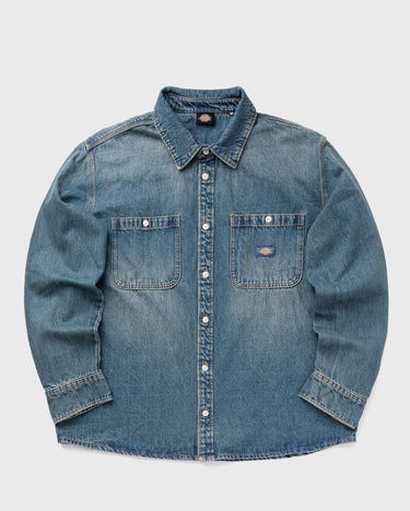 Košeľa Dickies Long Sleeve Denim Mechanic Shirt Modrá | DK0A87PXL231, 1