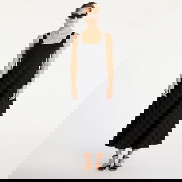 Šaty GAP Square Neck Maxi Dress Čierna | 770475-01, 0