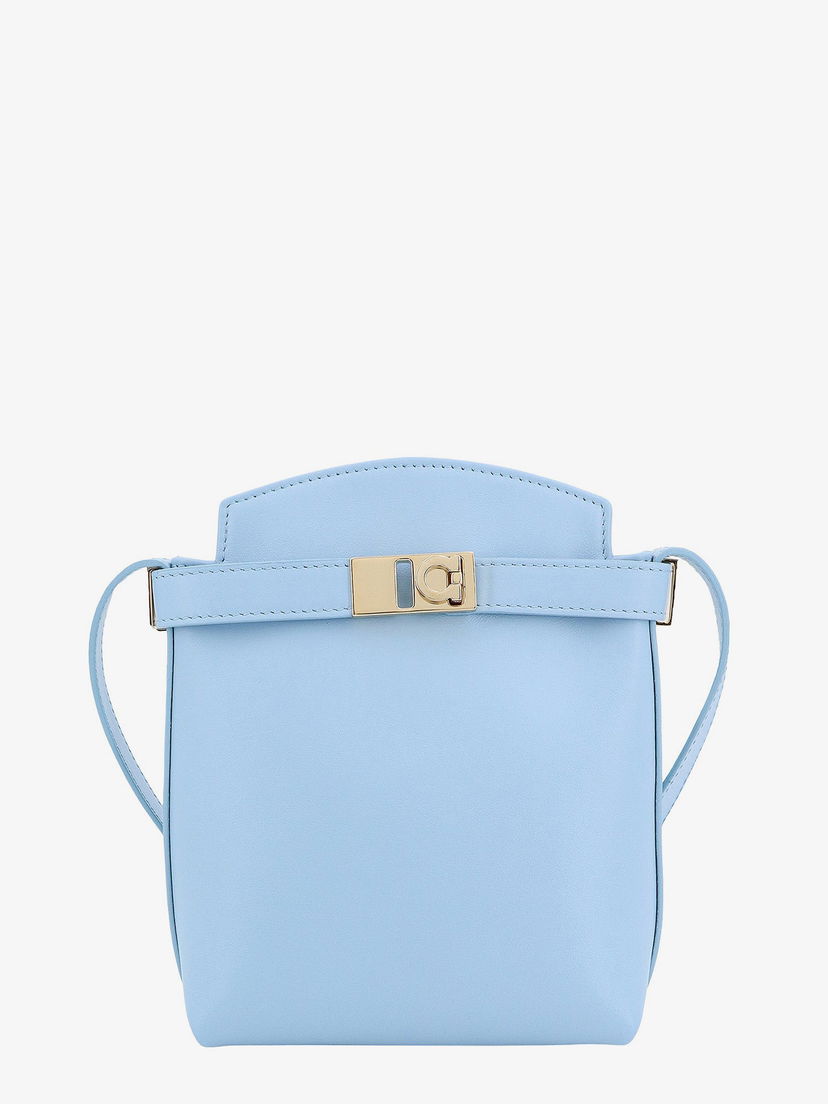 Kabelka FERRAGAMO Hug Bag Modrá | 220650775126SKY