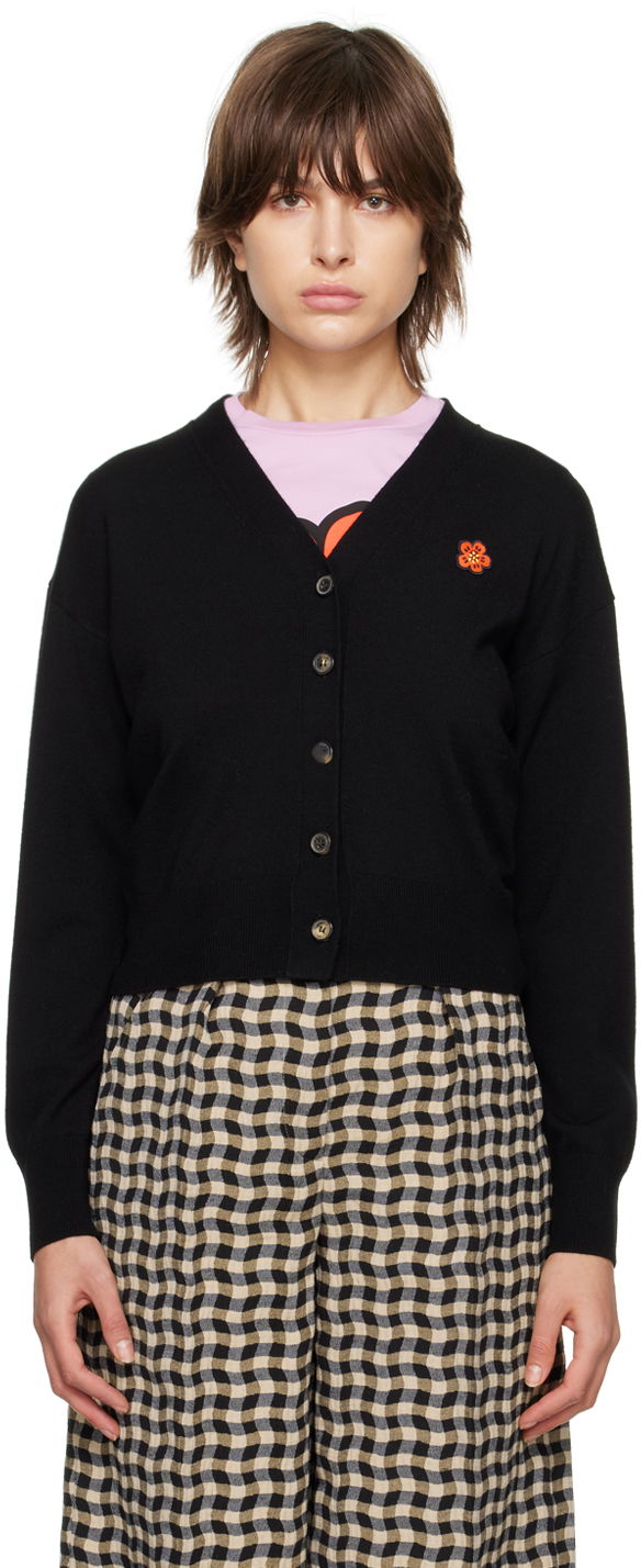 Sveter KENZO Paris Boke Flower Cardigan Čierna | FD52CA3833LB, 0
