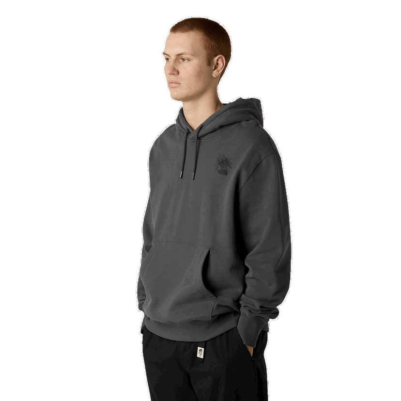 Mikina The North Face Powder Days Relaxed Graphic Hoodie Šedá | NF0A8E4G0C51