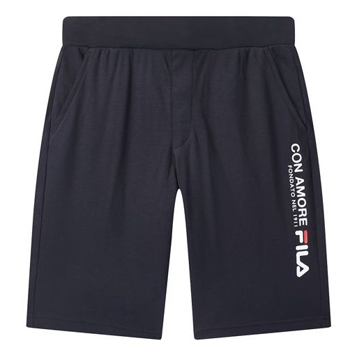 Šortky FILA Logo Print Shorts Modrá | F11M028609F-NV, 0