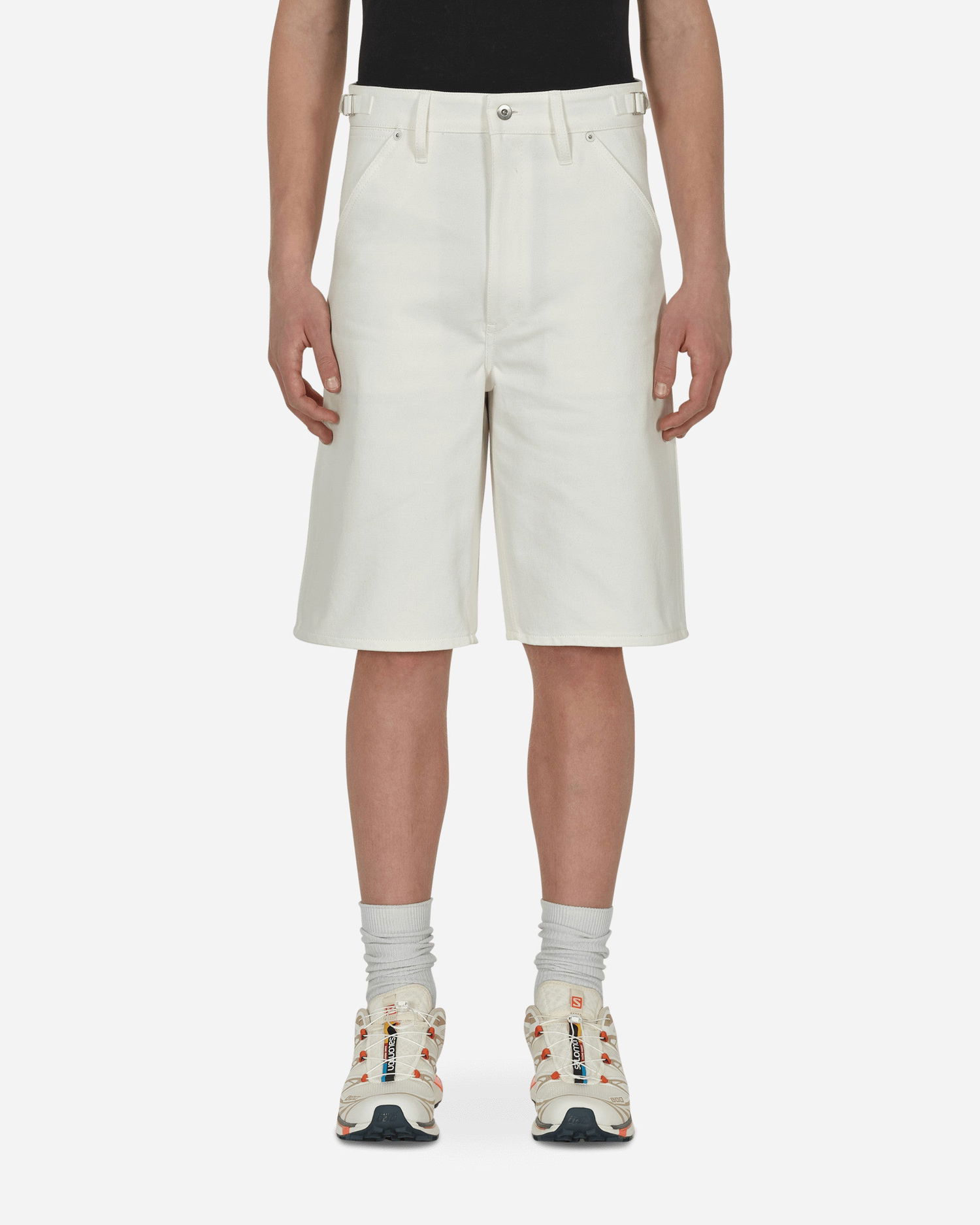 Šortky Jil Sander Denim Shorts Biela | JPUU663168-MU246300 102, 0