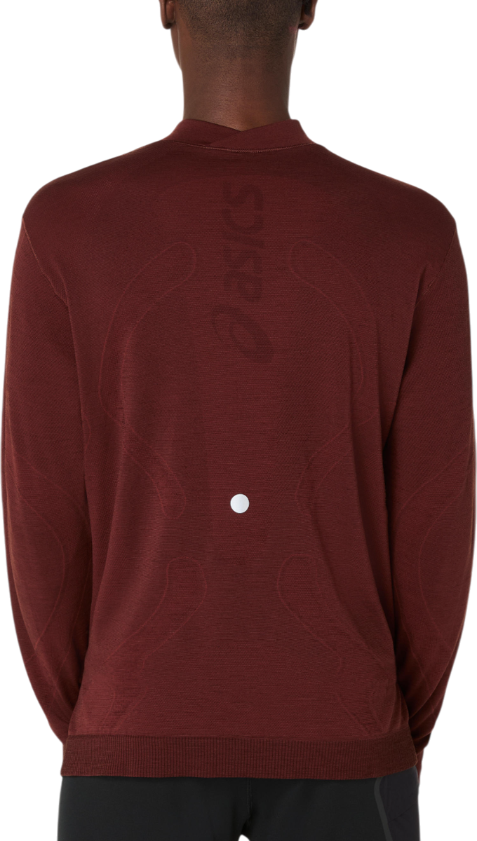 Tričko Asics ROAD WINTER SEAMLESS Long Sleeve Top Vínová | 2011d360-200, 1