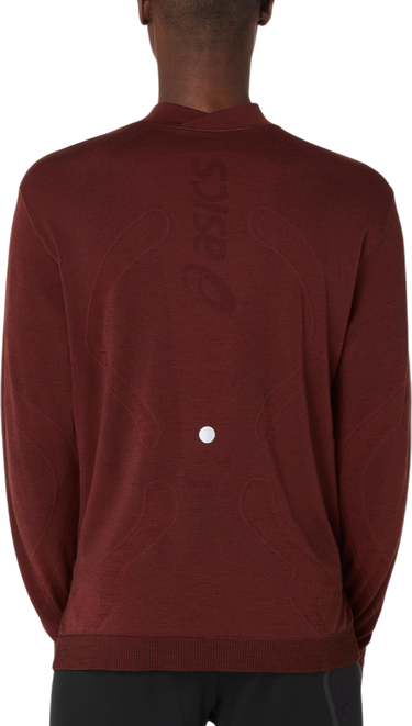 Tričko Asics ROAD WINTER SEAMLESS Long Sleeve Top Vínová | 2011d360-200, 1