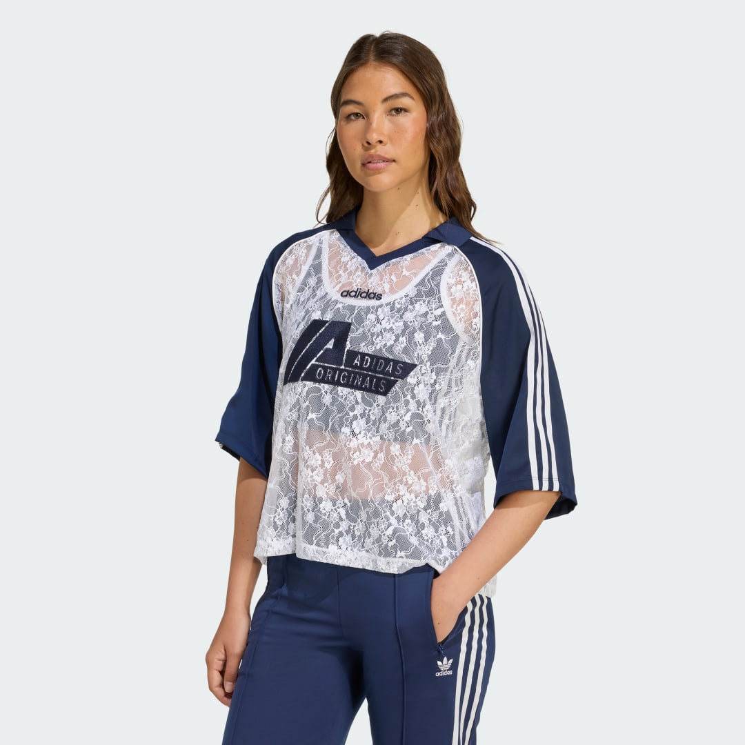 Šaty adidas Originals adidas Originals Lace Dress Navy | KD2275, 0