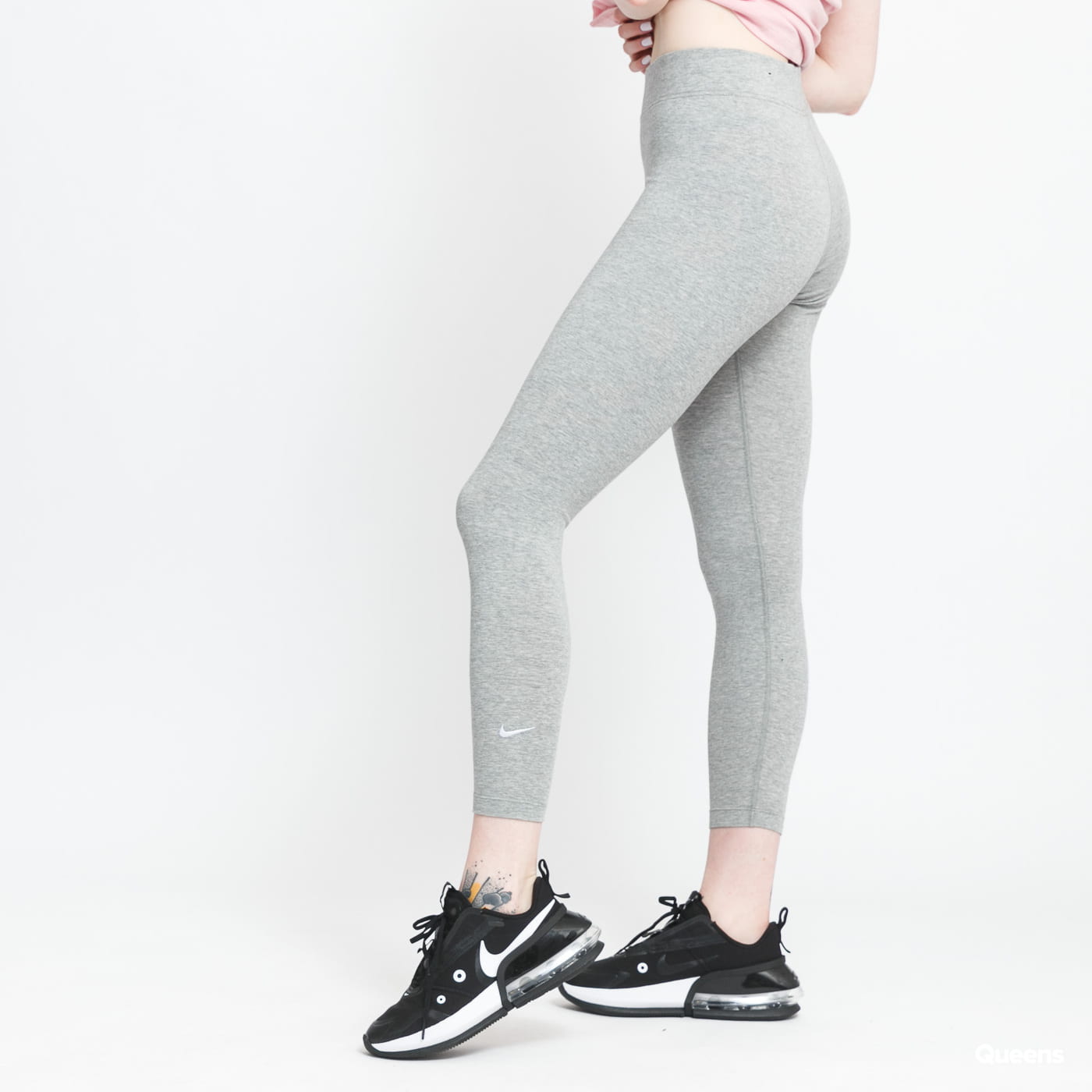 Legíny Nike Sportswear Essential  7/8 Mid-Rise Leggings Šedá | CZ8532-063, 0