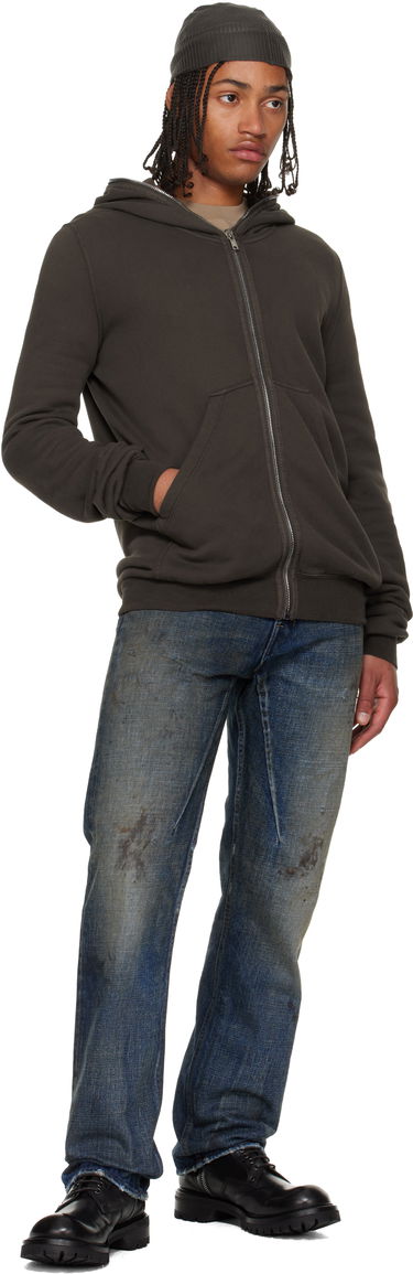 Mikina Rick Owens DRKSHDW Concordians Micro Mountain Hoodie Šedá | DU02E7291 FSLP, 3