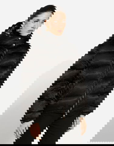 Prešívaná bunda Dolce & Gabbana Padded Satin Jacquard Down Jacket With All-over Dg Logo Čierna | F9P48TGDCL4N0000, 3