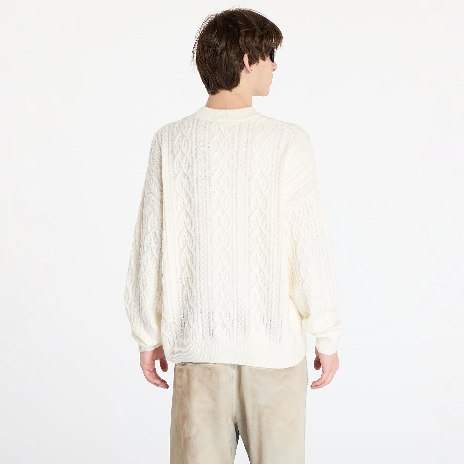 Rain Cable Knit Sweater Off-White