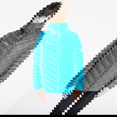 Prešívaná bunda Mammut Broad Peak IN Hooded Puffer Jacket Tyrkysová | 1013-02962 deep teal-black, 1