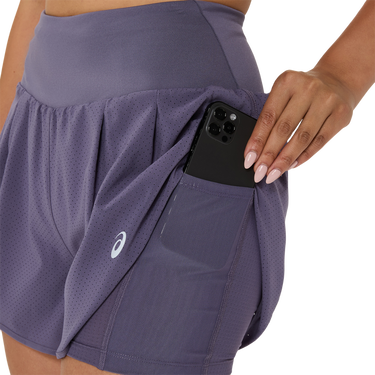Šortky Asics Road 2-N-1 3.5" Shorts Fialová | 2012c975-500, 3