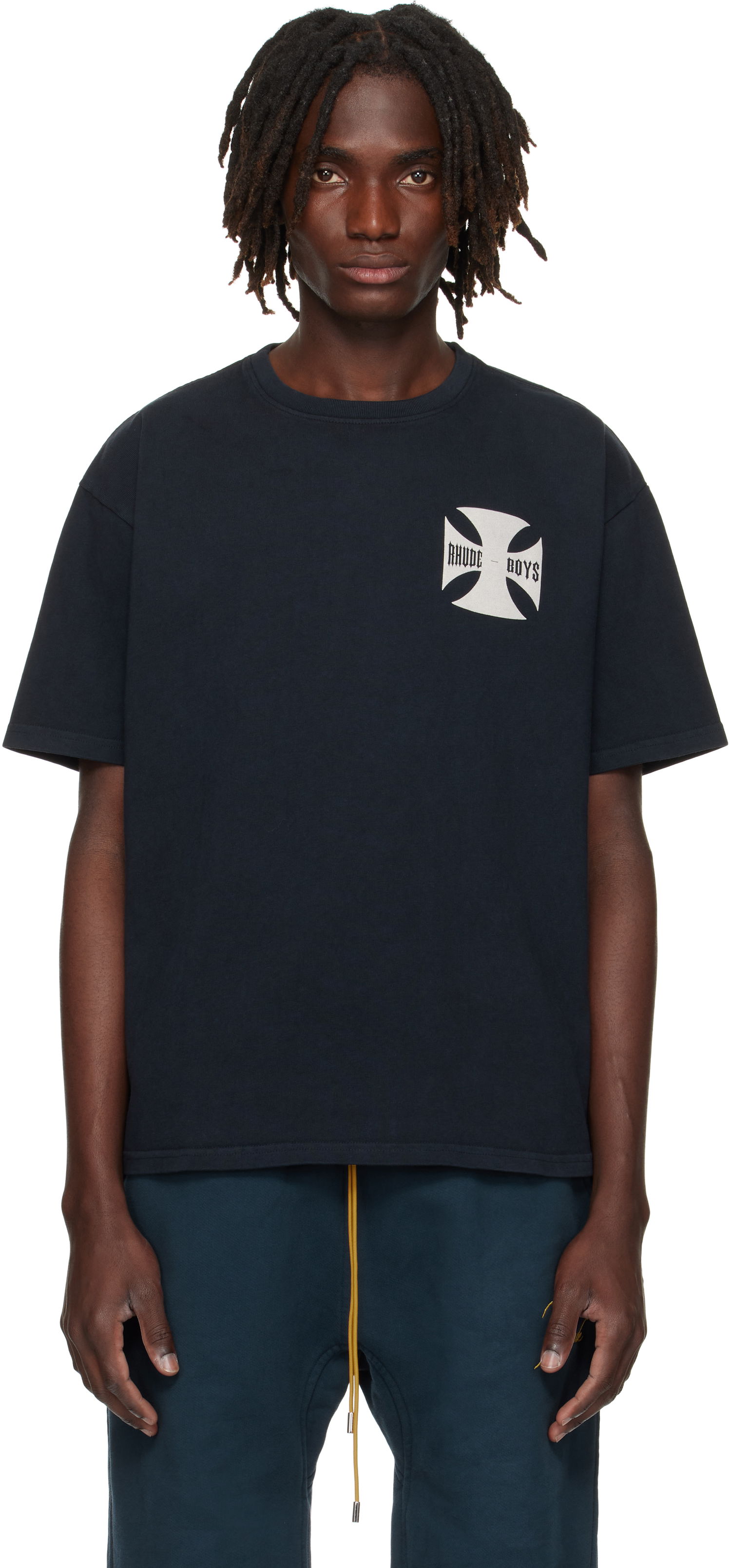 Tričko Rhude Rhude Boys Graphic T-Shirt Čierna | RHPF25TT07012, 0