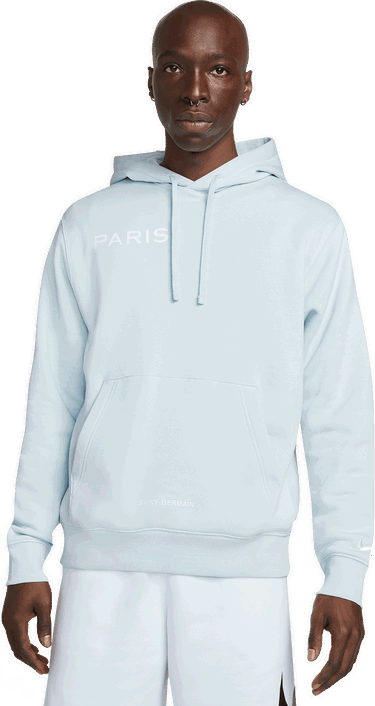 Mikina Nike Paris Saint-Germain Club Fleece Pullover Hoodie Modrá | DO6289-471, 4