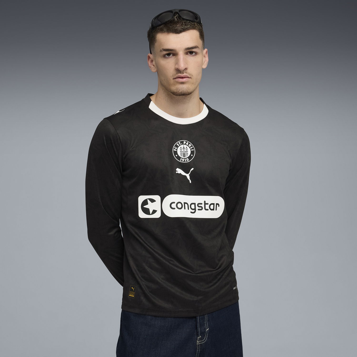 Dres Puma FC St. Pauli Third Replica Jersey Long Sleeve Čierna | 783077_03, 1