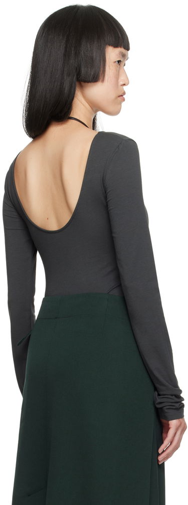 Náhrdelník LEMAIRE Lemaire Boat Neck Bodysuit Čierna | TO1120 LJ1006, 2
