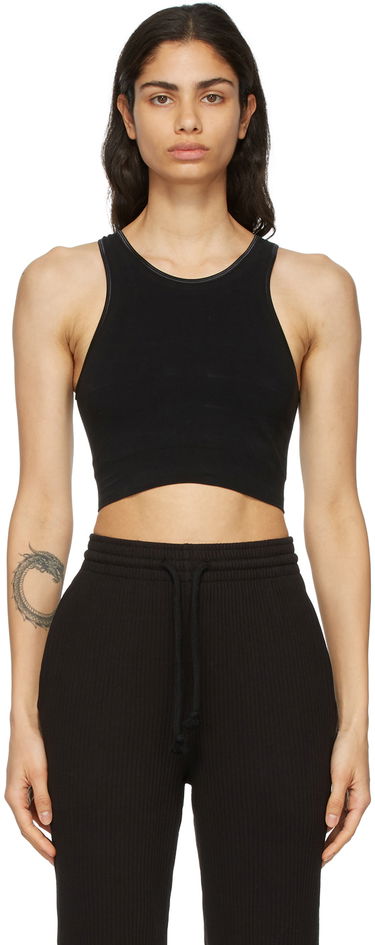 Crop Top Baserange Baserange Oleta Highneck Crop Top Čierna | SEOLHN, 0