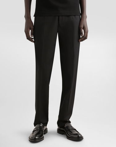 Nohavice Dolce & Gabbana Dolce & Gabbana Stretch Cotton Pants With Branded Tag Čierna | GVB6ETFUFMJN0000, 3