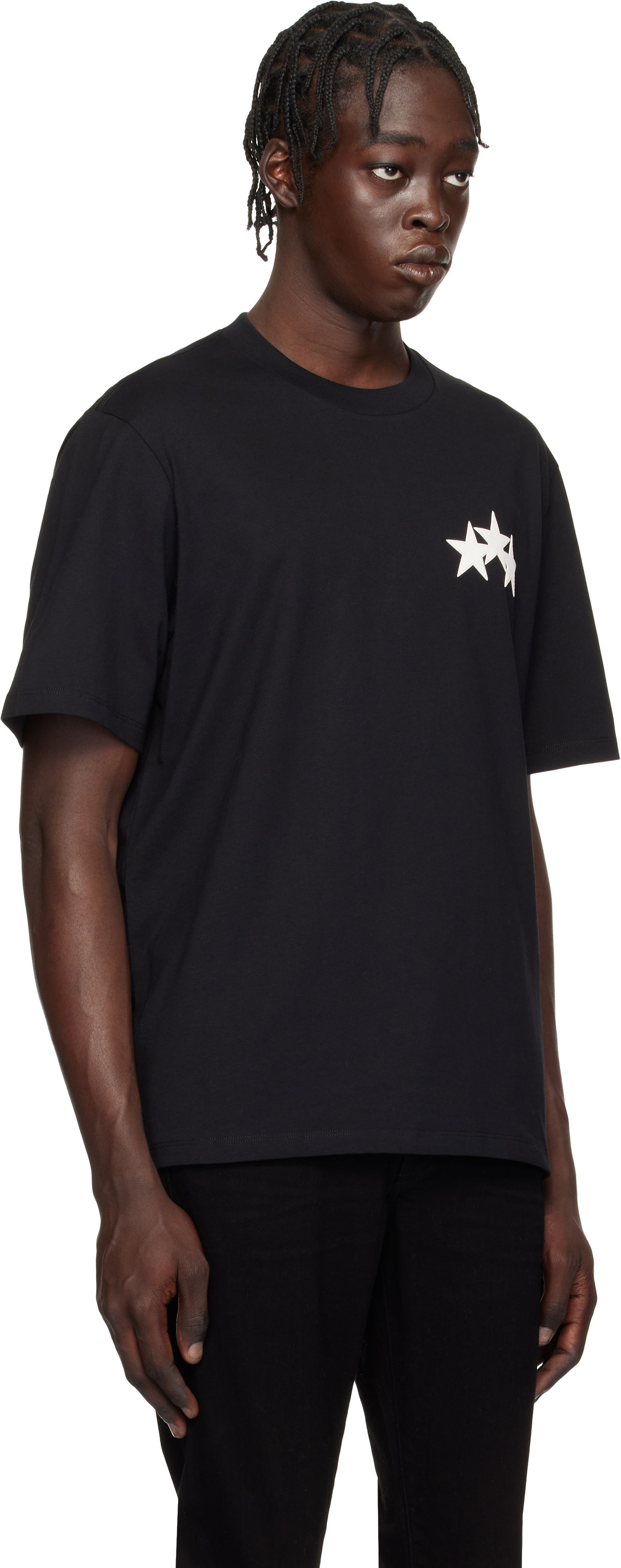 Tričko AMIRI Three Star Graphic T-Shirt Čierna | AMJYTE1148, 1