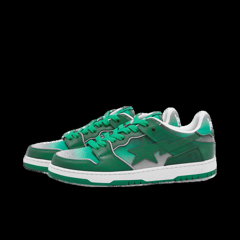 Tenisky a topánky BAPE A Bathing Ape Men's Bape Sk8 Sta #4 Sneaker Green Zelené | 001FWJ801058I-GRN