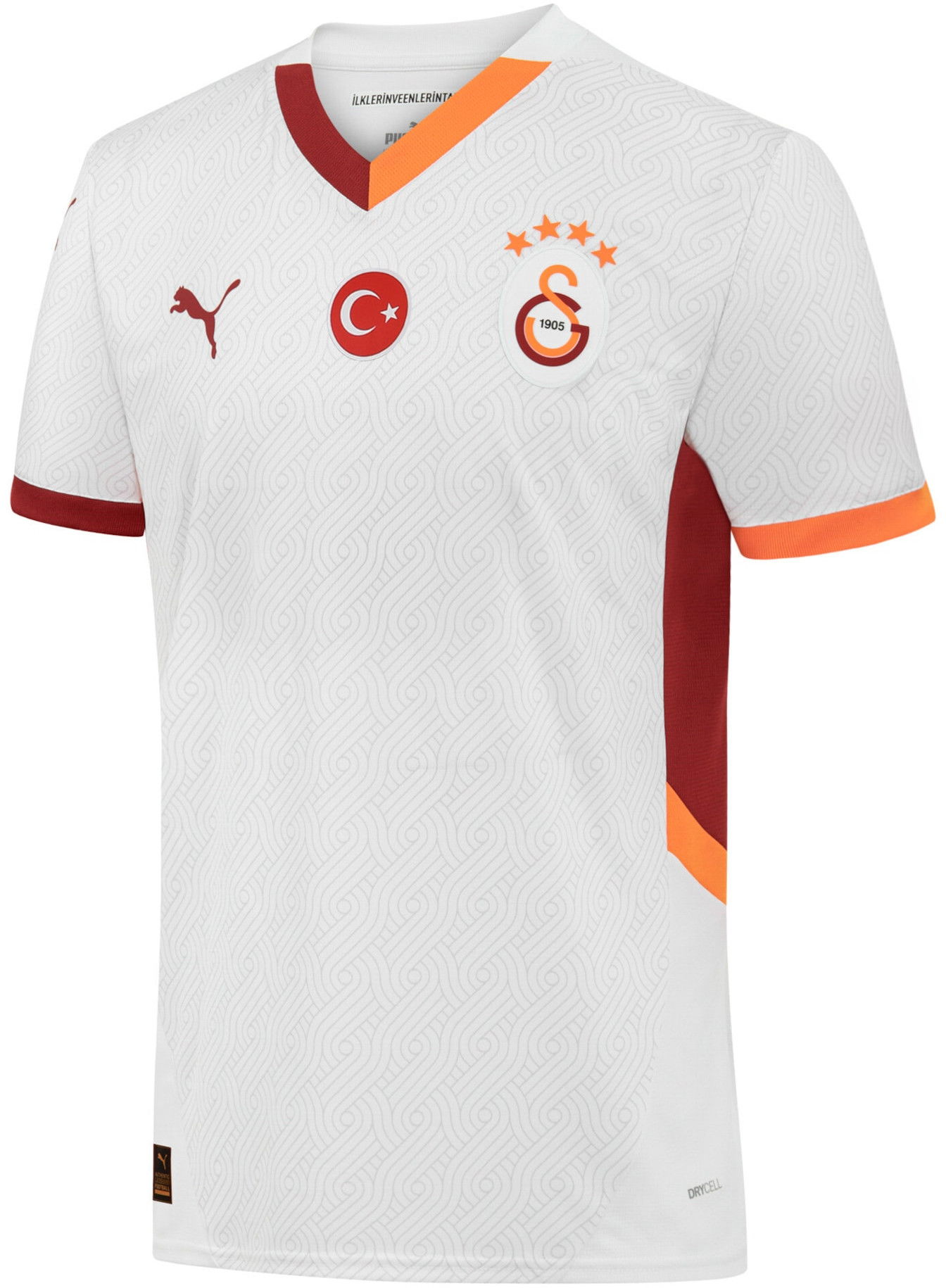 Dres Puma Galatasaray SK Away Jersey Replica w/o sponsor 2024/25 Biela | 779652-02, 0