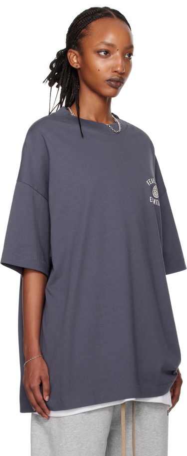 Tričko Fear of God Essentials Jersey Crewneck T-Shirt Modrá | 125HO244194F, 1