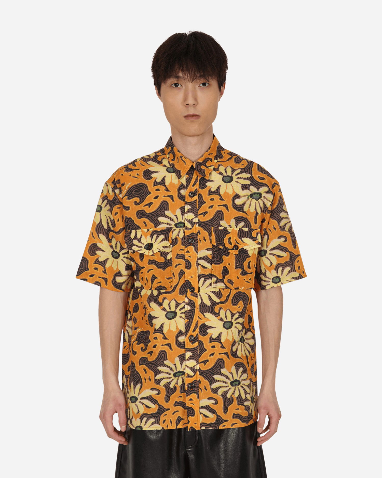 Košeľa Nanushka Shirt Rôznofarebný | NM22RSSH00917 FLORALORANGE, 1
