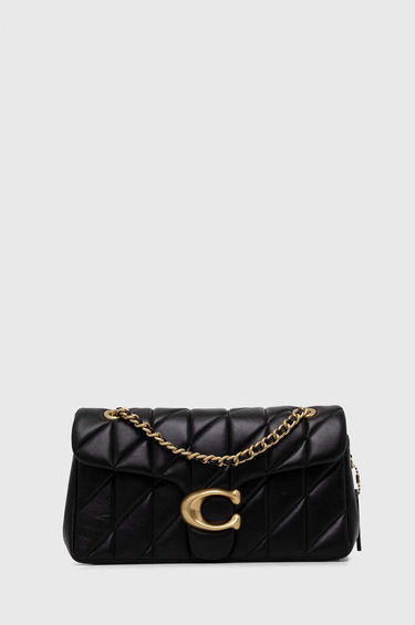 Taška cez rameno Coach Tabby Leather Shoulder Bag Čierna | CP150, 0