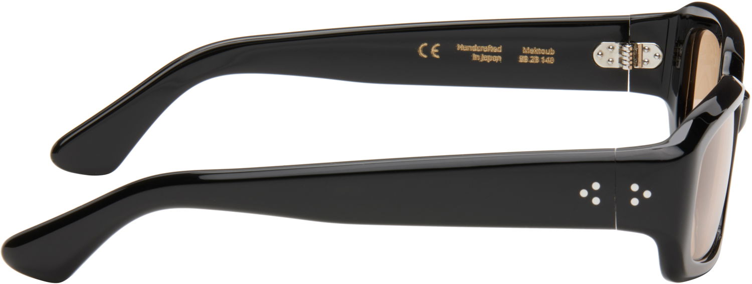 Slnečné okuliare Port Tanger Black Square Sunglasses Čierna | PT-5002, 1