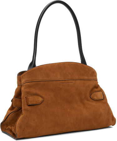 Kabelka Marc Jacobs Suede Dakota Buckle Top Handle Satchel Hnedá | 2F5HSC009H01, 2