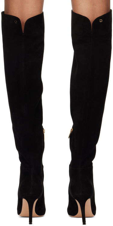 Tenisky a topánky Gianvito Rossi Jules Suede Tall Boots Čierna | G80222.85RIC.C45, 1
