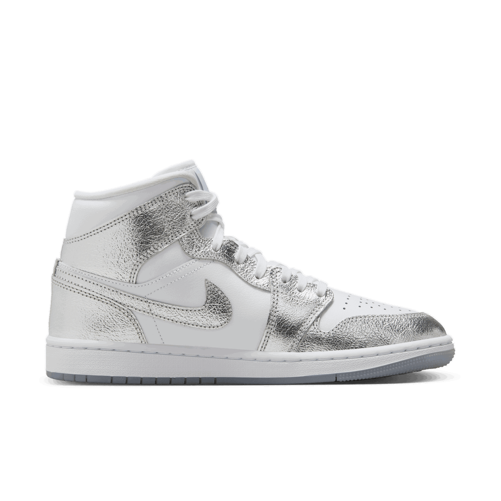 Air Jordan 1 Mid SE Metallic Silver