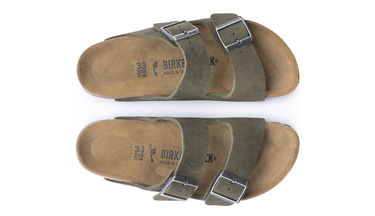 Tenisky a topánky Birkenstock Arizona Suede Leather Regular Fit Zelené | 1025070, 3