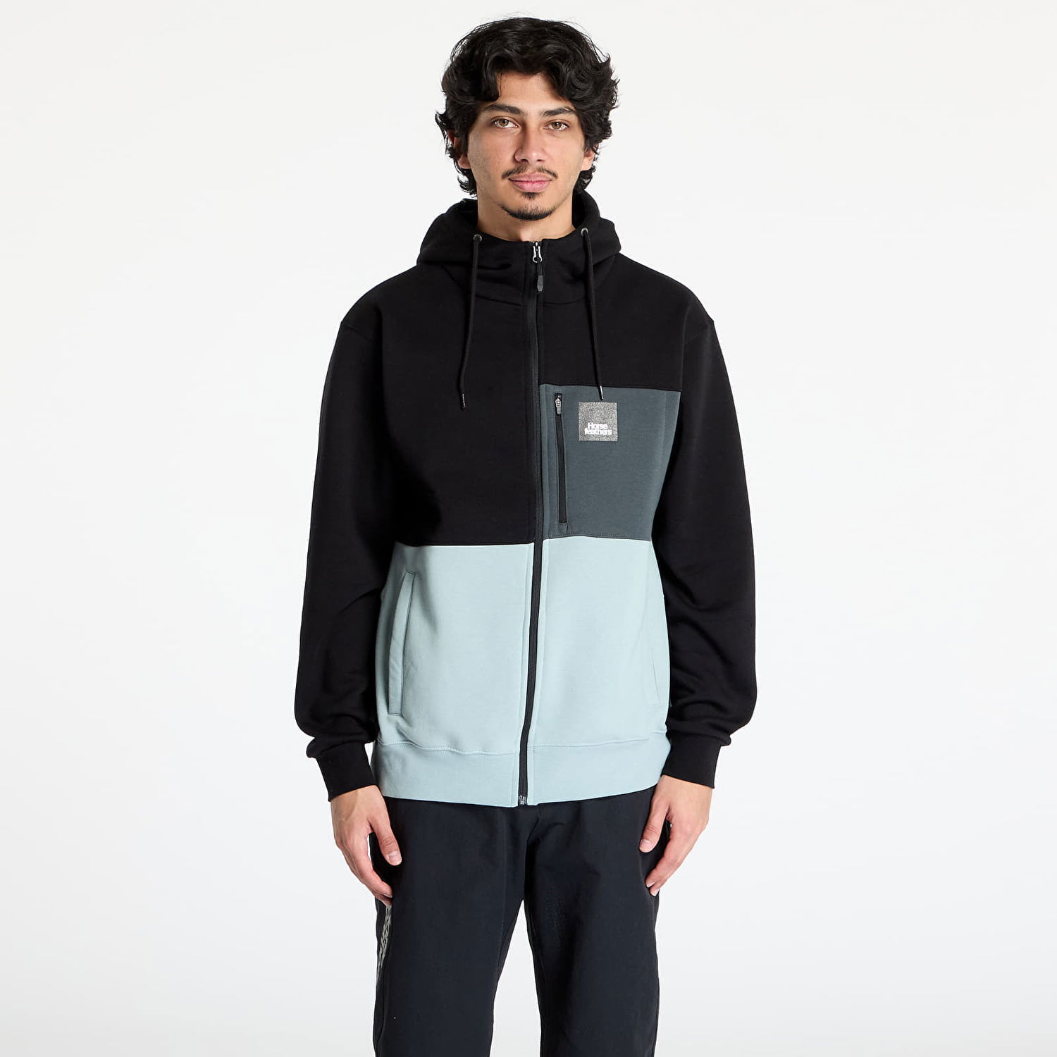 Mikina Horsefeathers Horsefeathers Vick Zip Hoodie Čierna | SM1321J, 0