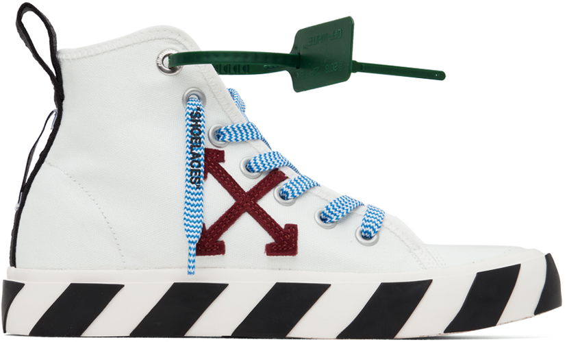 Tenisky a topánky Off-White Mid Vulcanized High Sneakers Biela | OMIA119F22FAB0010125